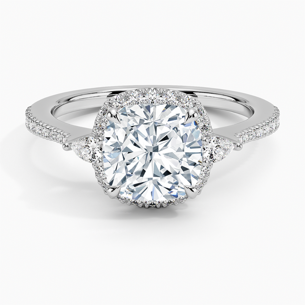 DDRG27 - Luxe Aria Halo Diamond Engagement Ring