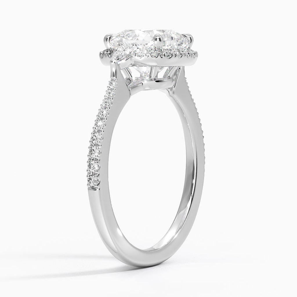 DDRG27 - Luxe Aria Halo Diamond Engagement Ring