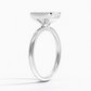 DDRG64 - Annika Half Bezel Solitaire Engagement Ring