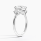 DDRG13 - Embrace Three Stone Trapezoid Diamond Engagement Ring