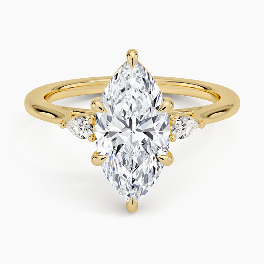 DDRG3 - Aria Perfect Fit Three Stone Diamond Engagement Ring