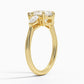 DDRG1 - Petite Opera Three Stone Diamond Engagement Ring
