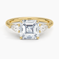 DDRG1 - Petite Opera Three Stone Diamond Engagement Ring