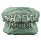 DD64 Solid .925 Sterling Silver Open Face Grillz