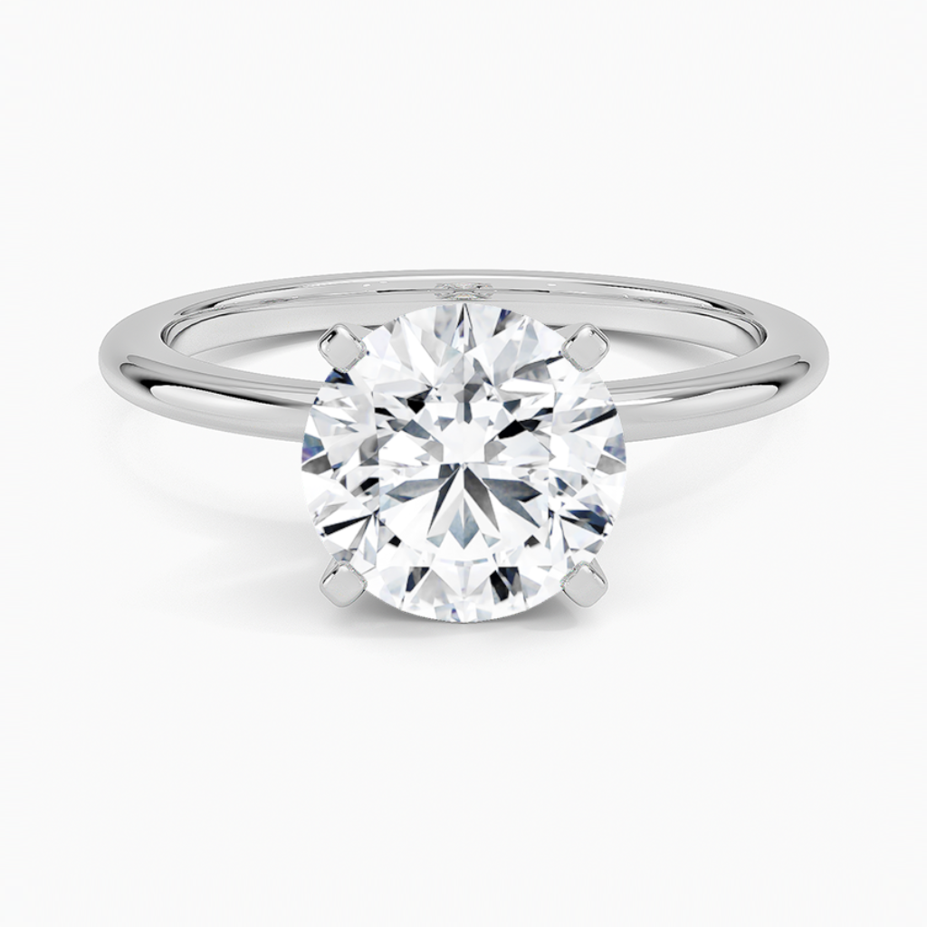 DDRG33 - Four-Prong Comfort Fit 1.5mm Engagement Ring
