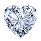 DHT5 - X-77-260 Heart Diamond IGI Lab- Grown  3.12 Carat