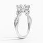 DDRG4 - Willow Three Stone Diamond Engagement Ring