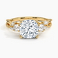 DDRG4 - Willow Three Stone Diamond Engagement Ring